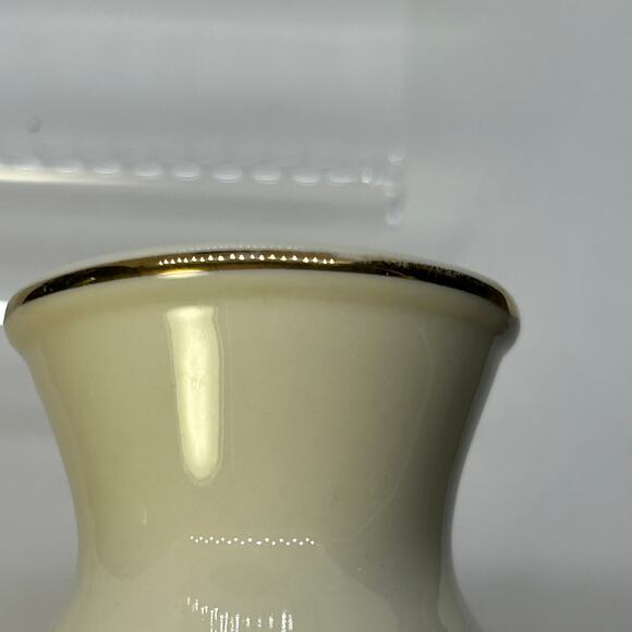 Lenox Fine China Embossed Roses Hummingbird Bud Vase 24K Gold Trim 5.75” - Picture 10 of 11